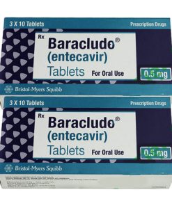 Thuốc Baraclude 0,5mg Entercavir giá bao nhiêu