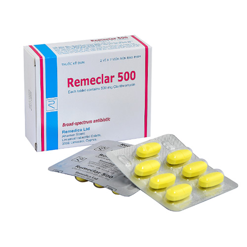 Thuốc Remeclar 500mg điều trị các bệnh nhiễm trùng