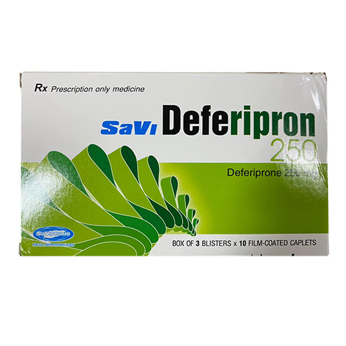 Thuốc SaVi Deferipron 250 công dụng giá bán cách dùng