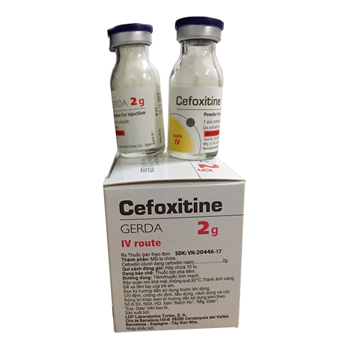 Thuốc Cefoxitine Gerda 2g (Hộp 1 lọ)  là thuốc gì? Công dụng, Liều dùng?