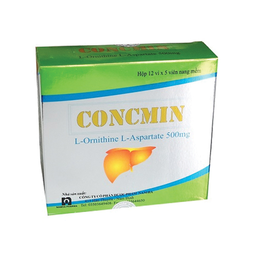 Thuốc Concmin 500mg (L-Ornithin, L-Aspartat) – Giá bán, Mua ở đâu?