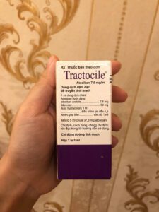 Giá thuốc tractocile (Hộp 1 lọ 5ml) 