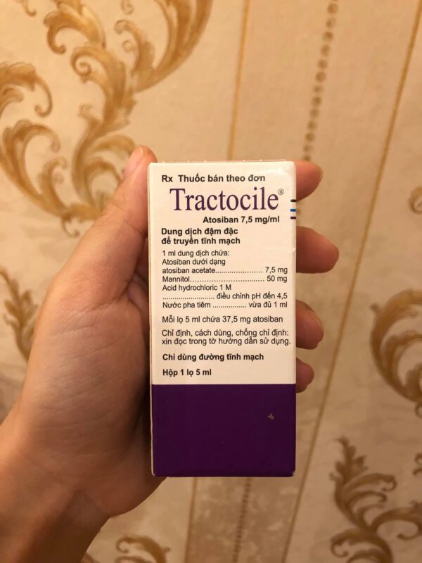 Giá thuốc tractocile (Hộp 1 lọ 5ml)