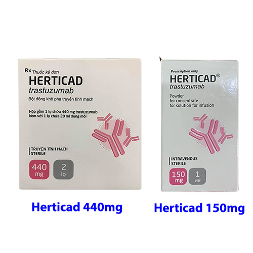 Thuốc Herticad 150mg, 440mg điều trị ung thư vú