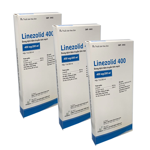 Thuốc tiêm Linezolid 400 – Công dụng, Liều dùng, Giá bán?