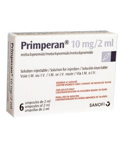 Giá thuốc Primperan 10mg/2ml (Hộp 12 ống)