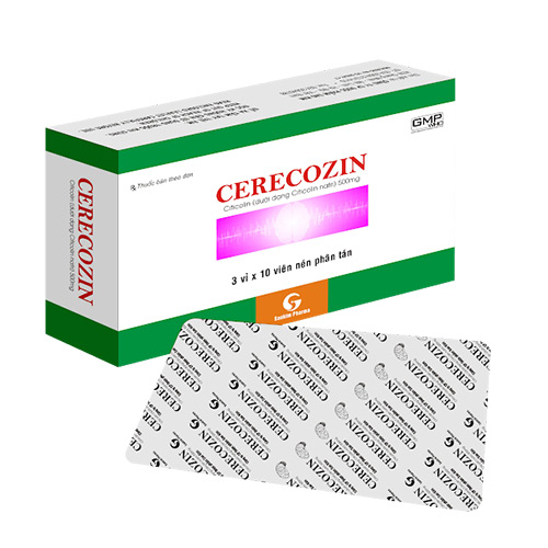 Thuốc Cerecozin - Citicolin 500mg 