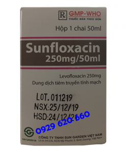 Thuốc tiêm Sunfloxacin 250mg/50ml