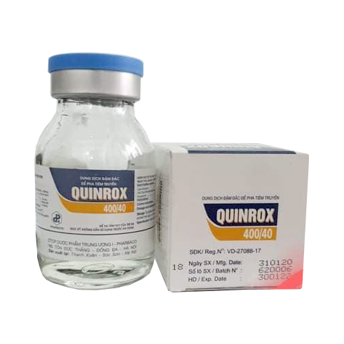 Thuốc Quinrox 400/40 – Ciprofloxacin 40ml
