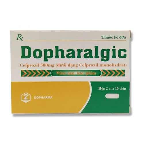 Thuốc Dopharalgic 500mg – Cefprozil  500mg