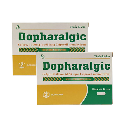 Thuốc Dopharalgic 500mg – Cefprozil  500mg - Công dụng, Giá bán