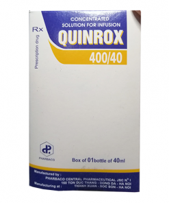 công dụng Thuốc Quinrox 400/40 – Ciprofloxacin 40ml