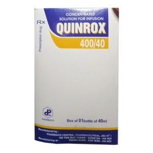 công dụng Thuốc Quinrox 400/40 – Ciprofloxacin 40ml