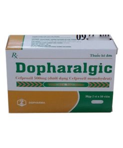 công dụng Thuốc Dopharalgic 500mg – Cefprozil  500mg