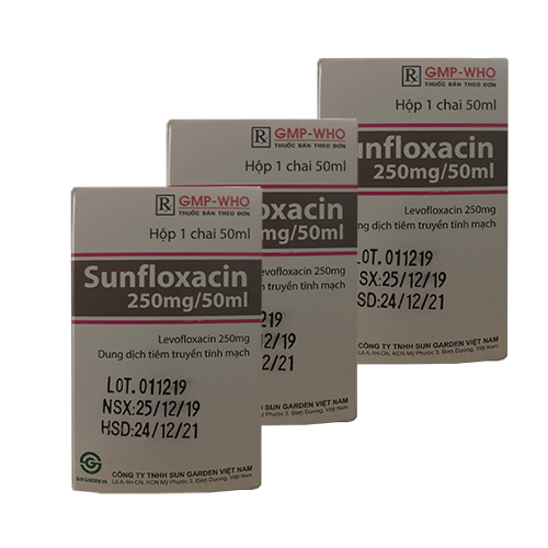 Thuốc tiêm Sunfloxacin 250mg/50ml – Công dụng, Liều dùng, Giá bán?