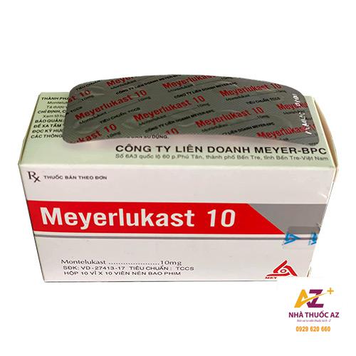 Giá thuốc Meyerlukast 10mg (Hộp 30 viên)