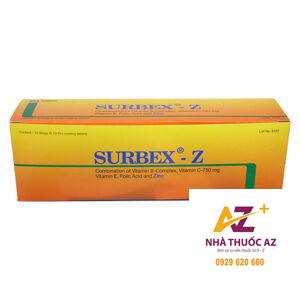 Giá thuốc Surbex - Z (Hộp 100 viên)