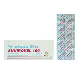 giá thuốc Sunirovel 150mg – Irbersartan 150mg 