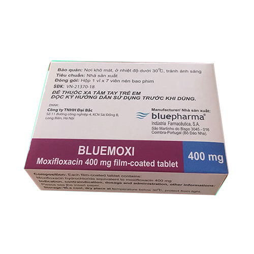 Giá thuốc Bluemoxi 400mg 