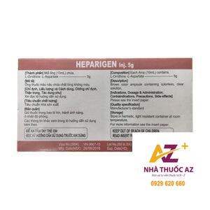 Giá thuốc Heparigen 