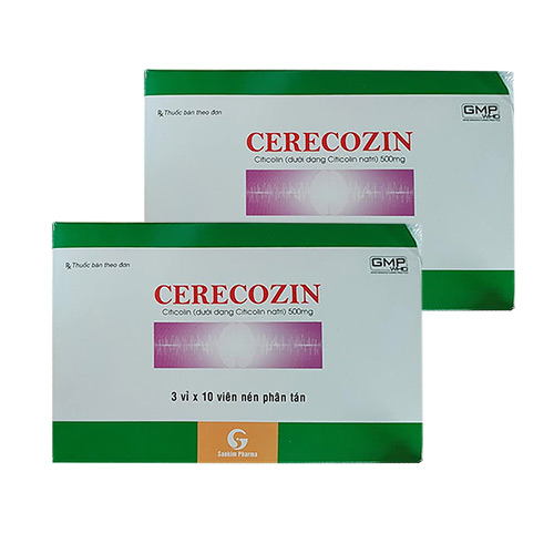 Thuốc Cerecozin - Citicolin 500mg  (Hộp 30 viên) – Giá bán, Mua ở đâu?