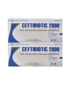 Thuốc bột pha tiêm Ceftibiotic 2000 – Công dụng, Liều dùng, Giá bán?