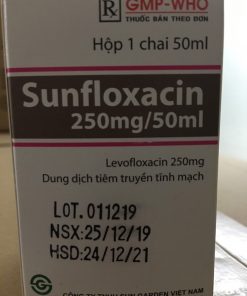 giá thuốc tiêm Sunfloxacin 250mg/50ml
