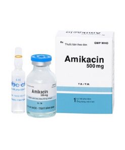 Thuốc Amikacin 500mg – Amikacin Sulfat 500mg - Giá bán, Mua ở đâu