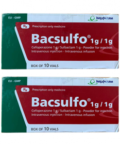 Bacsulfo 1g/0,5g tiêm truyền tĩnh mạch – Công dụng, Liều dùng, Giá bán?