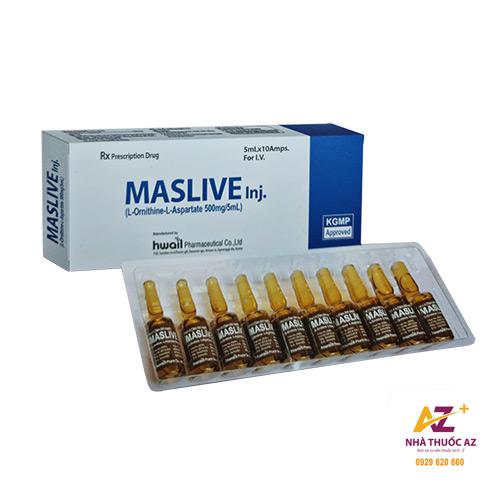 Thuốc tiêm Maslive (L-Ornithine L Aspartate 500mg/5ml) – Giá bán?