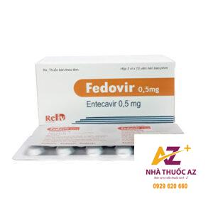 Giá Thuốc Fedovir 0.5mg (Entercavir 0,5mg ) 