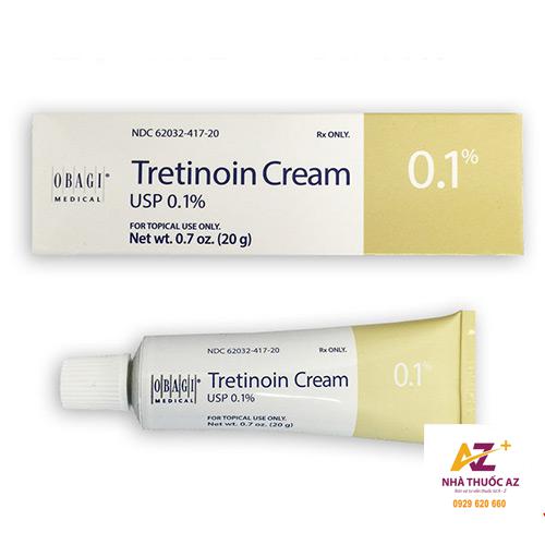 Obagi Tretinoin Cream 0,1% 20g - Kem trị thâm nám – Liều dùng, Giá bán?