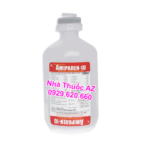 Thuốc Amiparen-10 (Chai truyền) – Công dụng, Liều dùng, Giá bán?