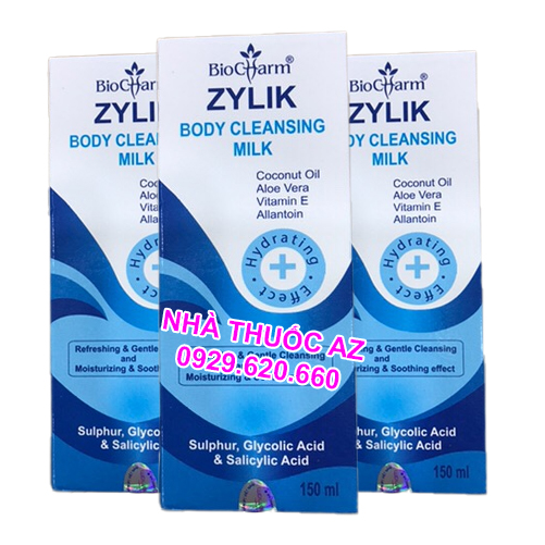 Sữa tắm Zylik Body Cleansing Milk 150ml – Liều dùng, Giá bán?