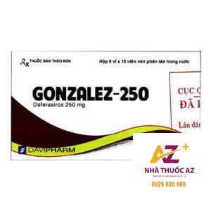 Thuốc Gonzalez 250(Deferasirox) 