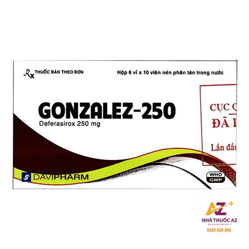 Thuốc Gonzalez 250(Deferasirox)