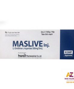 Thuốc tiêm Maslive (L-Ornithine L Aspartate 500mg/5ml)