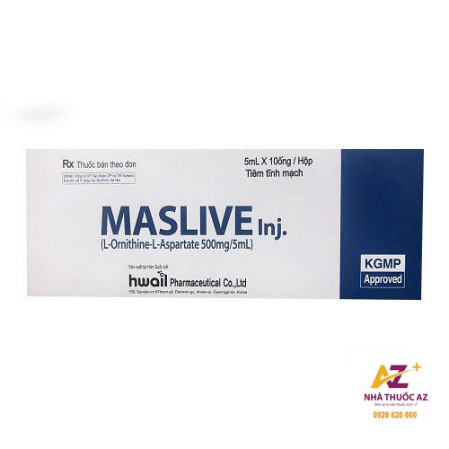 Thuốc tiêm Maslive (L-Ornithine L Aspartate 500mg/5ml)