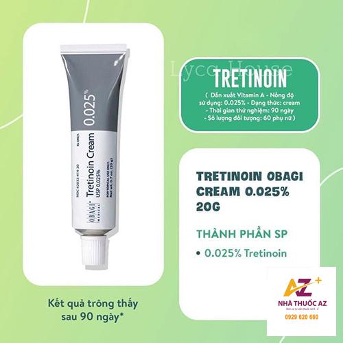 Giá thuốc Obagi Tretinoin Cream USP 0,025%
