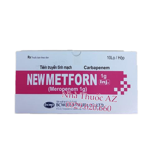 Thuốc Newmetforn 1g (Thuốc tiêm) - Công dụng, Liều dùng, Giá bán?