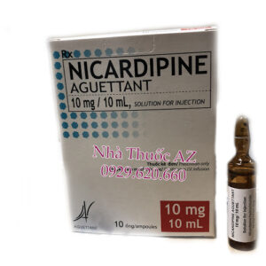 Thuốc NICARDIPINE AGUETTANT 10MG/10ML