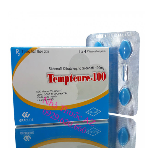 Temptcure 100 thuốc sinh lý nam cách dùng, giá bán, mua ở đâu TỐT?