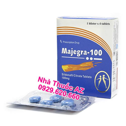 Majegra 100 thuốc Cường dương giá bán, mua ở đâu chính hãng?