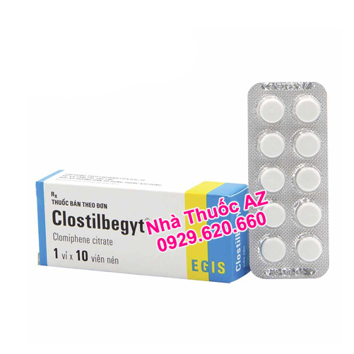 Thuốc Clostilbegyt (Hộp 10 viên - Hungary) – Liều dùng, Giá bán?