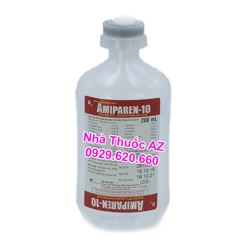 Thuốc Amiparen-10 (Chai truyền)