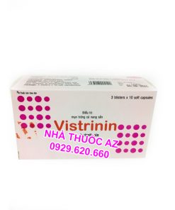 Vistrinin 20mg (Hộp 30 viên) - Đẩy nhân mụn