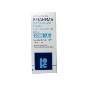 Thuốc Betahema 2000 IU (Erythropoietin) 