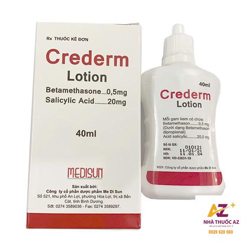 Crederm Lotion 40ml - Công dụng – Liều dùng – Giá bán