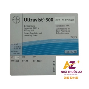Giá thuốc Ultravist 300 (Iopromide 0,623 g) 