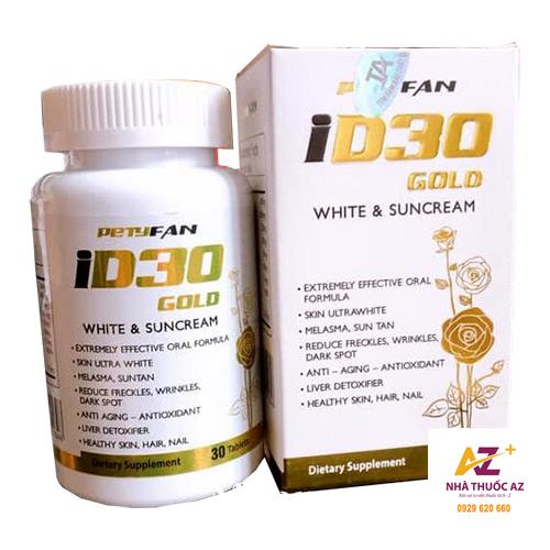 ID30 Gold White & Suncream - Công dụng – Liều dùng – Giá bán